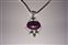 Sterling Silver pendant with Red Grain Gem SOLD
