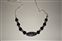 Black Agate bead necklace with Tibetan Silver SOLD