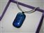 IMG_7232.jpg Patterned Blue Coloured Dichroic Glass & Silver Pendant