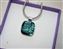 IMG_7246.jpg Green Patterned Coloured Dichroic Glass & Silver Pendant