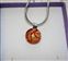 IMG_7252.jpg Red Gold Patterned Coloured Dichroic Glass & Silver Pendant