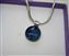 IMG_7256.jpg Blue Sparkle Patterned Coloured Dichroic Glass & Silver Pendant