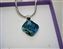 IMG_7261.jpg Blue Patterned Coloured Dichroic Glass & Silver Pendant